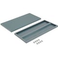 Global Equipment Shelves For 36"Wx24"D Storage Cabinet, Gray, 2 Pack 493314GY